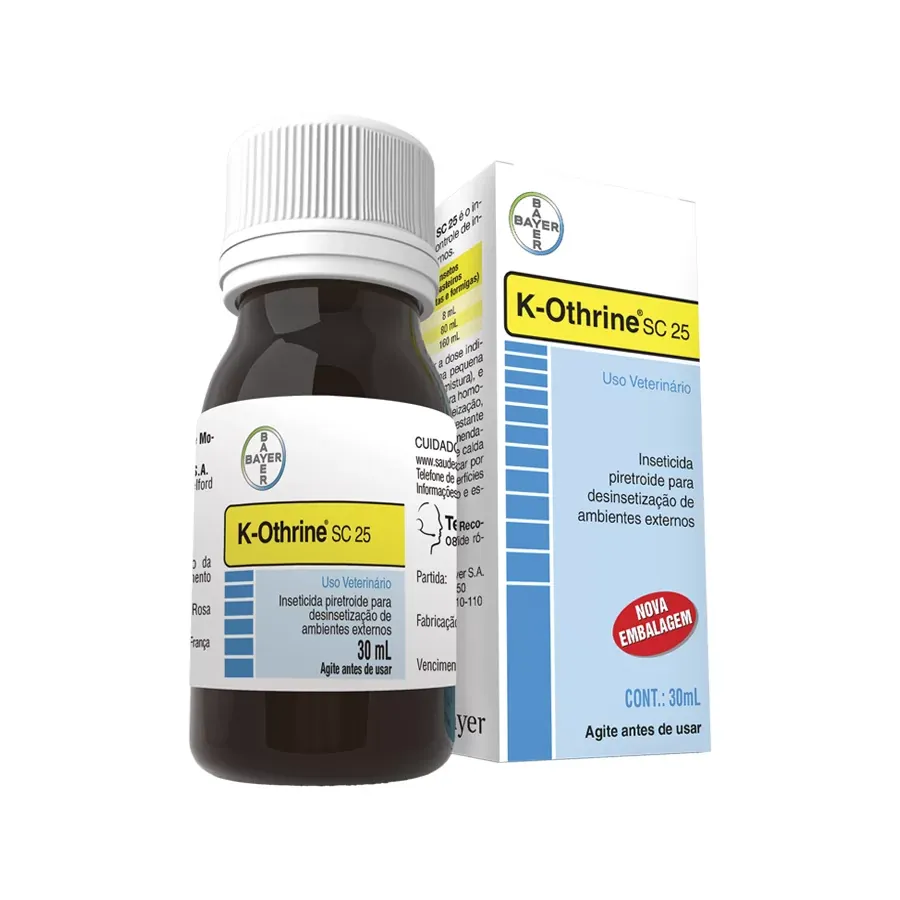 K-Othrine SC 25 30 ml bottle and box